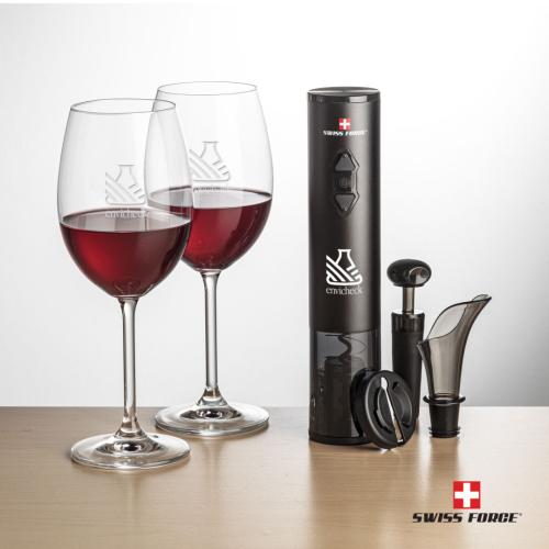 Corporate Gifts - Barware - Gift Sets - Swiss Force® Opener Set & Blyth Wine