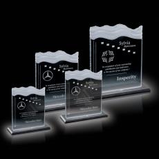 Employee Gifts - Chesapeake Rectangle Glass Award