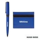 Hugo Boss&reg; Matrix Card Holder/Gear Matrix Ballpoint Pen