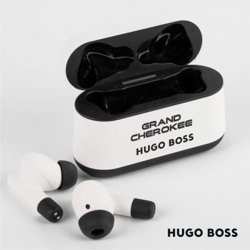 Promotional Productions - Tech & Accessories  - Headphones & Earbuds - Hugo Boss Gear Matrix Wireless Earphones