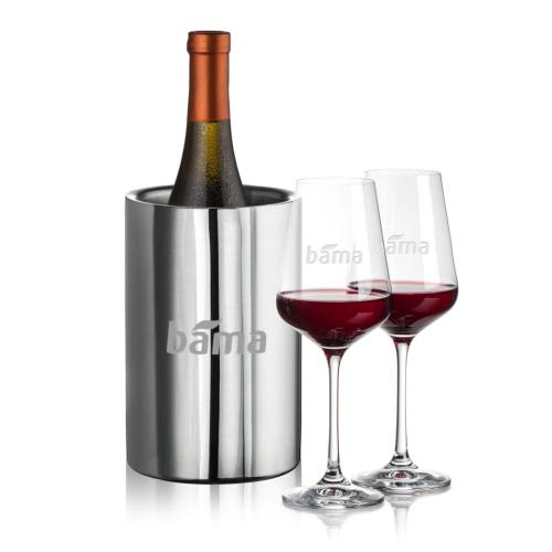Corporate Gifts - Barware - Gift Sets - Jacobs Wine Cooler & Breckland Wine