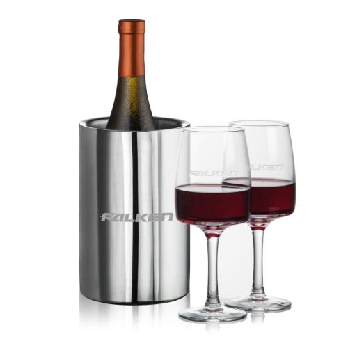 Corporate Gifts - Barware - Gift Sets - Jacobs Wine Cooler & Cherwell Wine