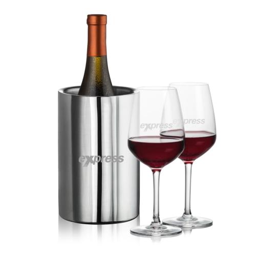 Corporate Gifts - Barware - Gift Sets - Jacobs Wine Cooler & Mandelay Wine