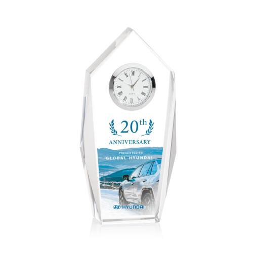 Corporate Gifts - Clocks - Mesa Full Color Clock