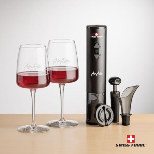 Corporate Gifts - Barware - Gift Sets - Swiss Force® Opener Set & Dunhill Wine