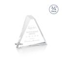 Mosaic Triangle Silver Pyramid Acrylic Award