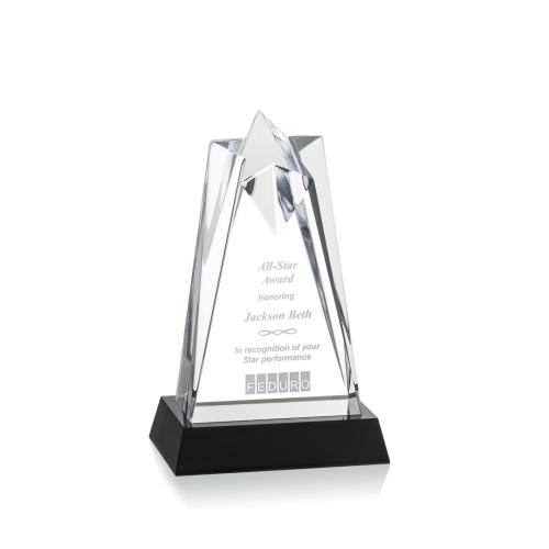 Awards and Trophies - Rosina Clear on Base Star Acrylic Award