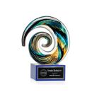 Nazare Blue on Hancock Circle Glass Award