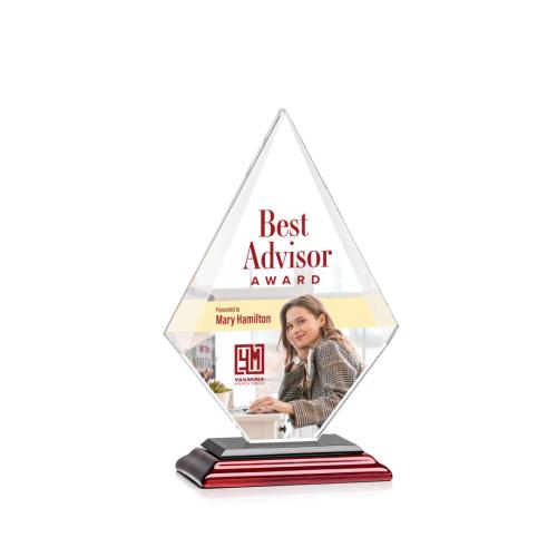 Awards and Trophies - Rideau Full Color Albion Diamond Crystal Award