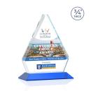 Fyreside Full Color Blue Diamond Crystal Award