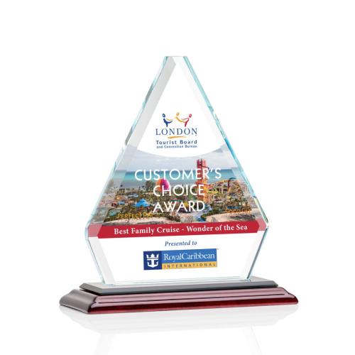 Awards and Trophies - Fyreside Full Color Albion Diamond Crystal Award