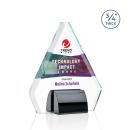 Roxborough Full Color Black Diamond Crystal Award