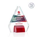 Roxborough Full Color Red Diamond Crystal Award