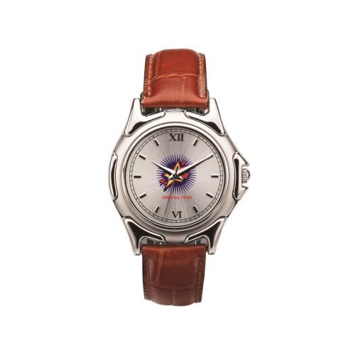 Promotional Productions - The Patton Watch - Mens - Brown Band