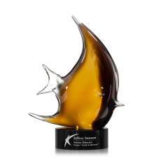 Employee Gifts - Soho Fish Animals Glass Award