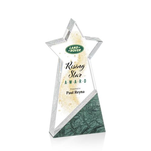 Awards and Trophies - Taunton Full Color Star Crystal Award