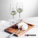 Swissmar&reg; Acacia Board &  2 Cannes Wine