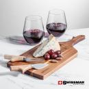 Swissmar&reg; Paddle Board & 2 Reina Stemless Wine