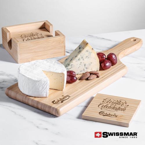 Corporate Gifts - Coasters - Swissmar® Bamboo Board & Coasters