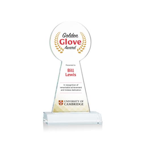Awards and Trophies - Laidlaw Full Color Clear Towers Crystal Award