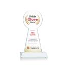 Laidlaw Full Color Clear Towers Crystal Award