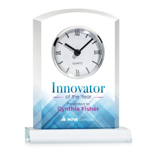 Corporate Gifts - Clocks - Sheffield Full Color Clock