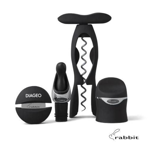 Corporate Gifts - Barware - Wine Accessories - rabbit® 4-PC Wine Tool Kit