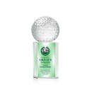 Golf Ball Full Color Globe on Dakota Crystal Award