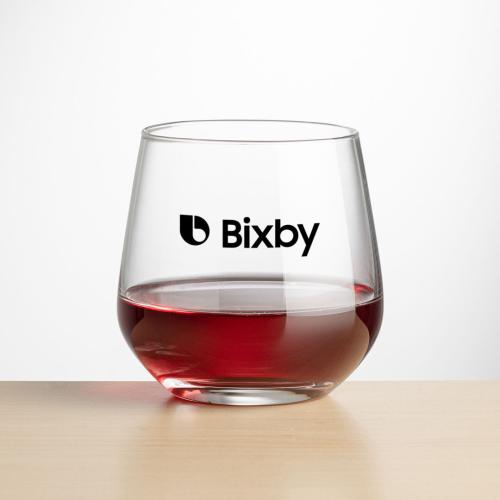 Corporate Gifts - Barware - Wine Glasses - Garland Stemless Wine - Imprinted