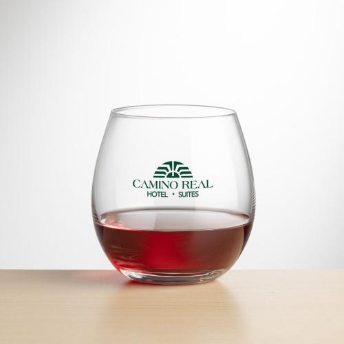Corporate Gifts - Barware - Wine Glasses - Redmond Stemless Wine - Imprinted
