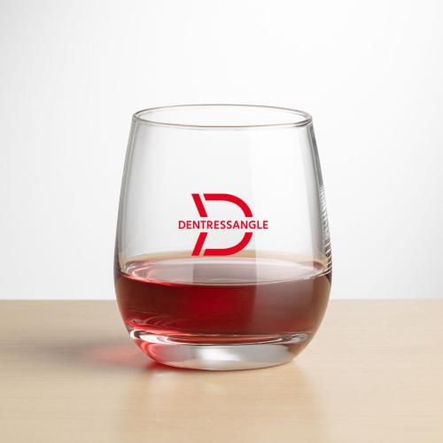 Corporate Gifts - Barware - Wine Glasses - Salem Stemless Wine - Imprinted