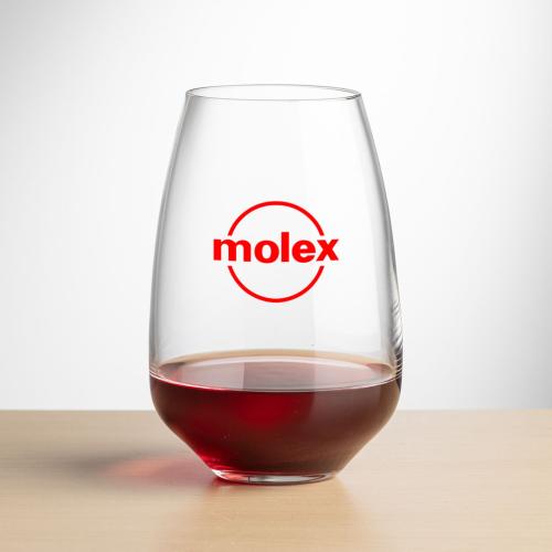 Corporate Gifts - Barware - Wine Glasses - Oldham Stemless Wine - Imprinted