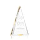 Shrewsbury Gold Pyramid Acrylic Award