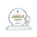 Nashdene Full Color Clear Globe Crystal Award