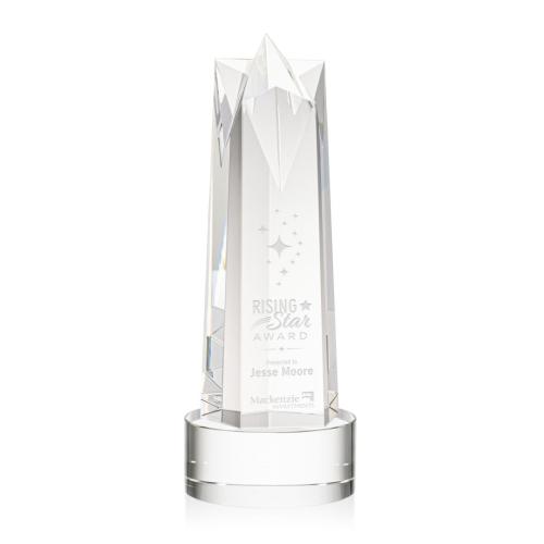 Awards and Trophies - Ellesmere Star on Marvel Base - Clear