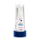 Ellesmere Full Color Blue on Marvel Obelisk Crystal Award