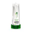 Ellesmere Full Color Green on Stanrich Obelisk Crystal Award