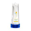 Ellesmere Full Color Blue on Stanrich Obelisk Crystal Award