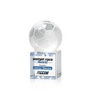 Soccer Ball Full Color Globe on Granby Crystal Award