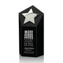 Dorchester Black/Silver Star Crystal Award