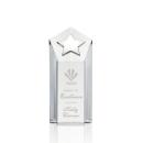 Dorchester Clear/Silver Star Crystal Award