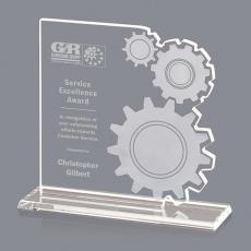 Employee Gifts - Bushwell Gear Unique Crystal Award