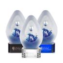 Galaxy Tear Drop on Paragon Base Glass Award