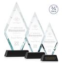 Richmond Black on Newhaven Base Diamond Crystal Award