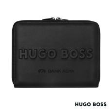 Employee Gifts - Hugo Boss Label A5 Conference Zip Folder