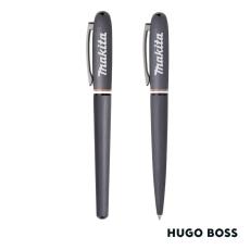 Employee Gifts - Hugo Boss Iconic Contour Ballpoint & Fountain Pen Set