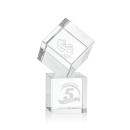 Burrill Square / Cube on Granby Base Crystal Award