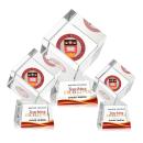 Burrill Full Color Clear on Robson Base Square / Cube Crystal Award