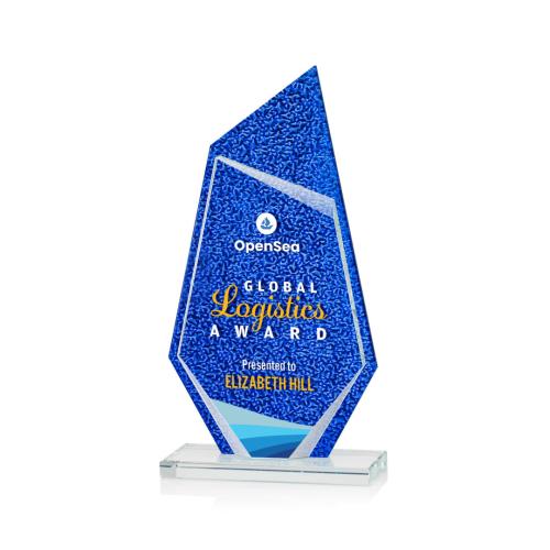 Awards and Trophies - Walden Full Color Peaks Crystal Award
