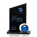 Amarath Black Globe Crystal Award